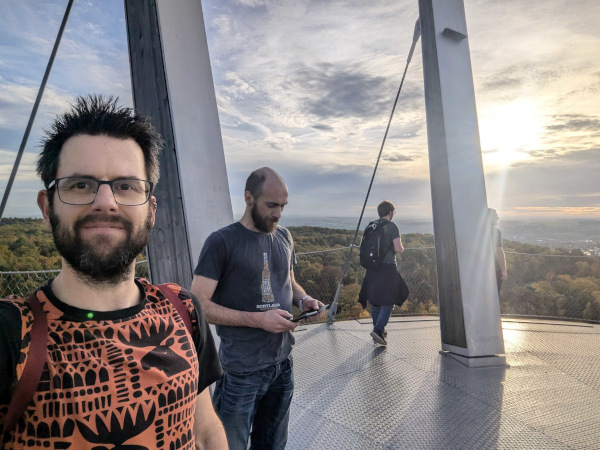 view on the observation tower